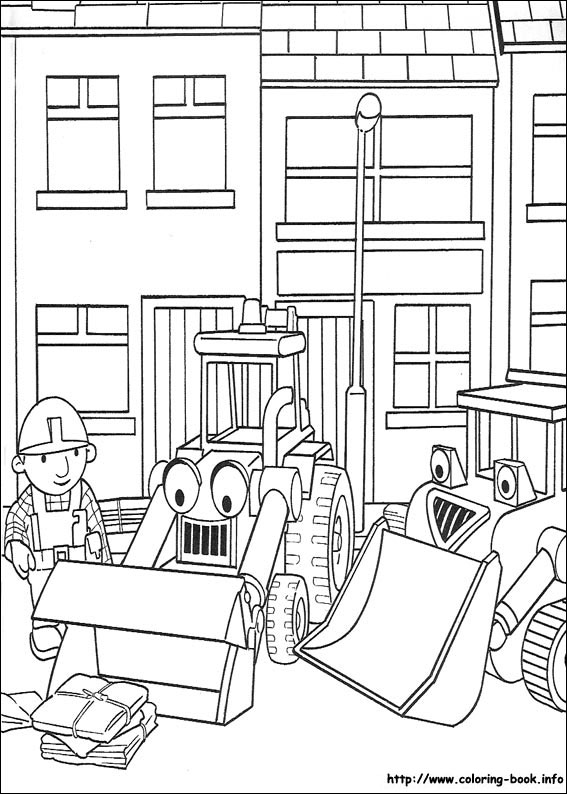 Bob the Builder coloring picture